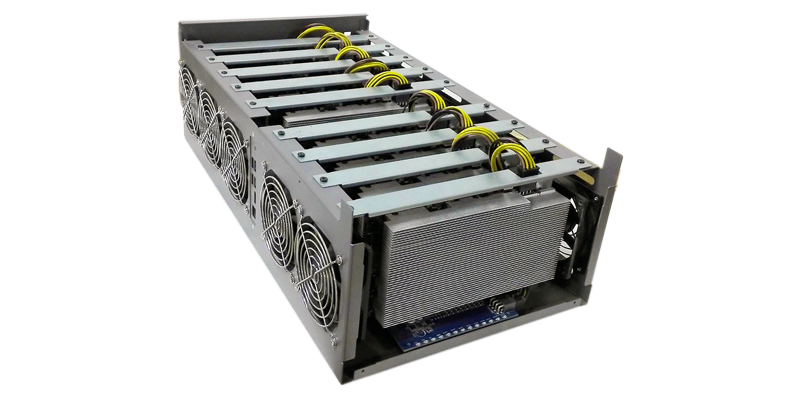 No name GPUminer 8GPUBOX 5700XT 3.4W 440MH/s 1500W thumbnail 2